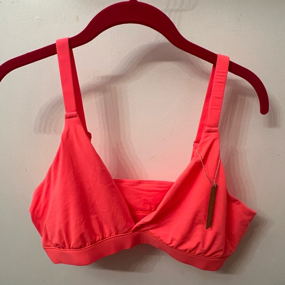 Skims “fits everybody” triangle bralette - tangerine NWT